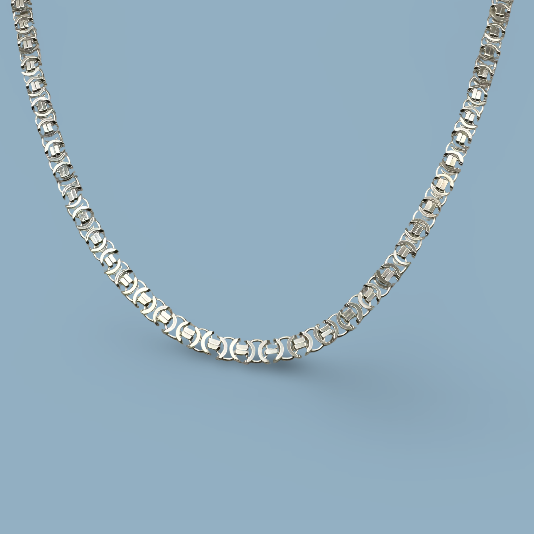 Euro Necklace 925 Sterling Silver