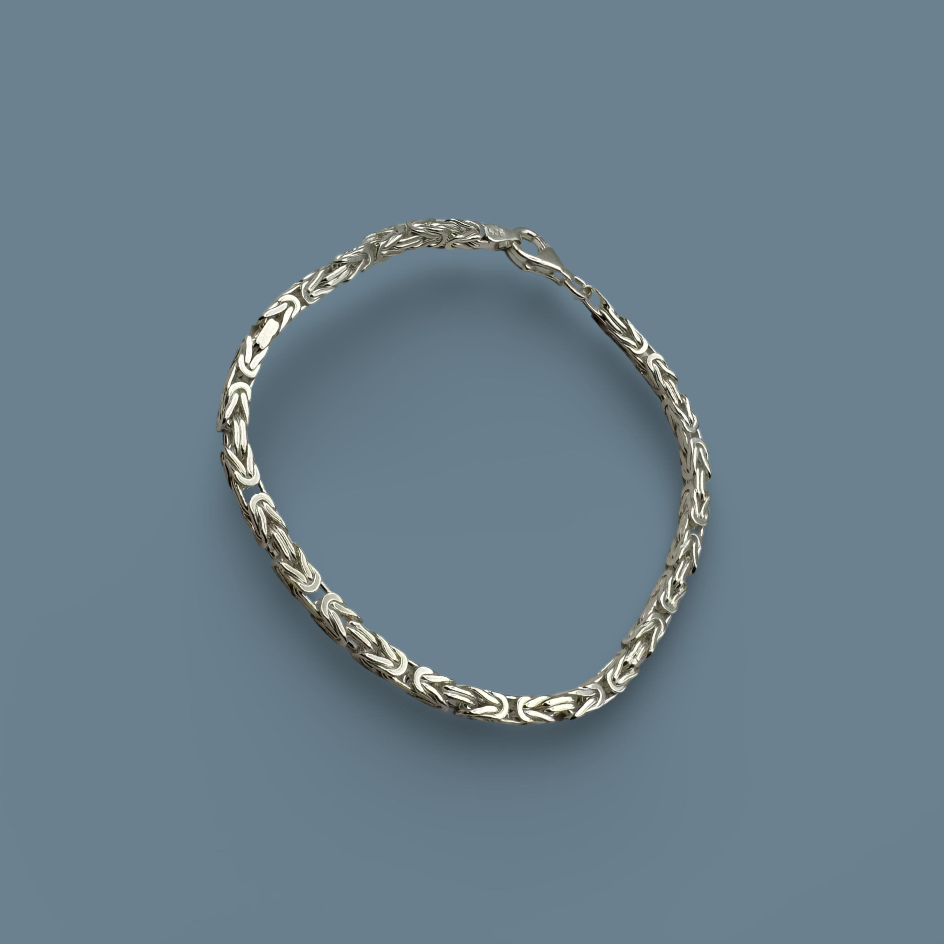 Kings Link Bracelet 925 Sterling Silver