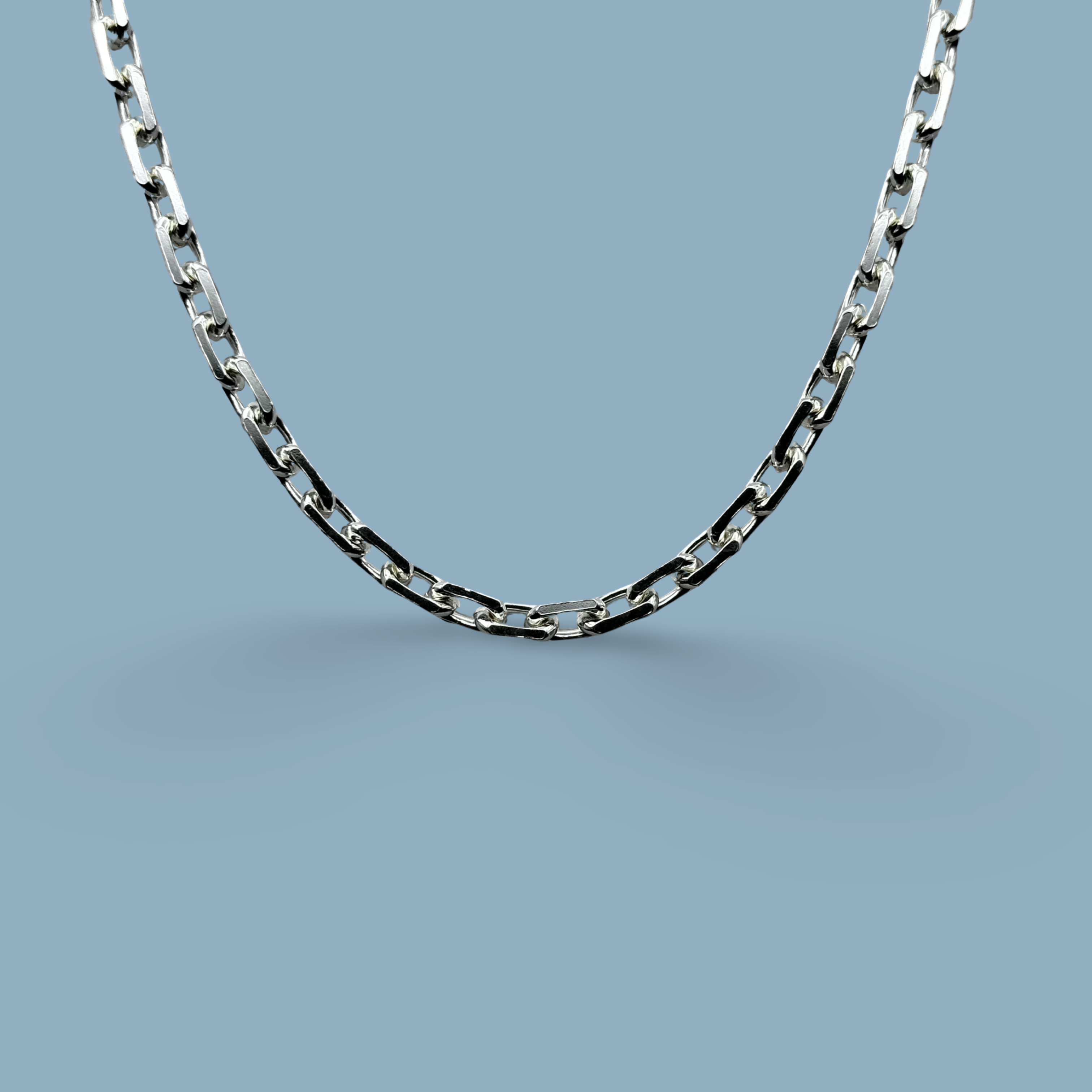 Diamond Cable Necklace 925 Sterling Silver